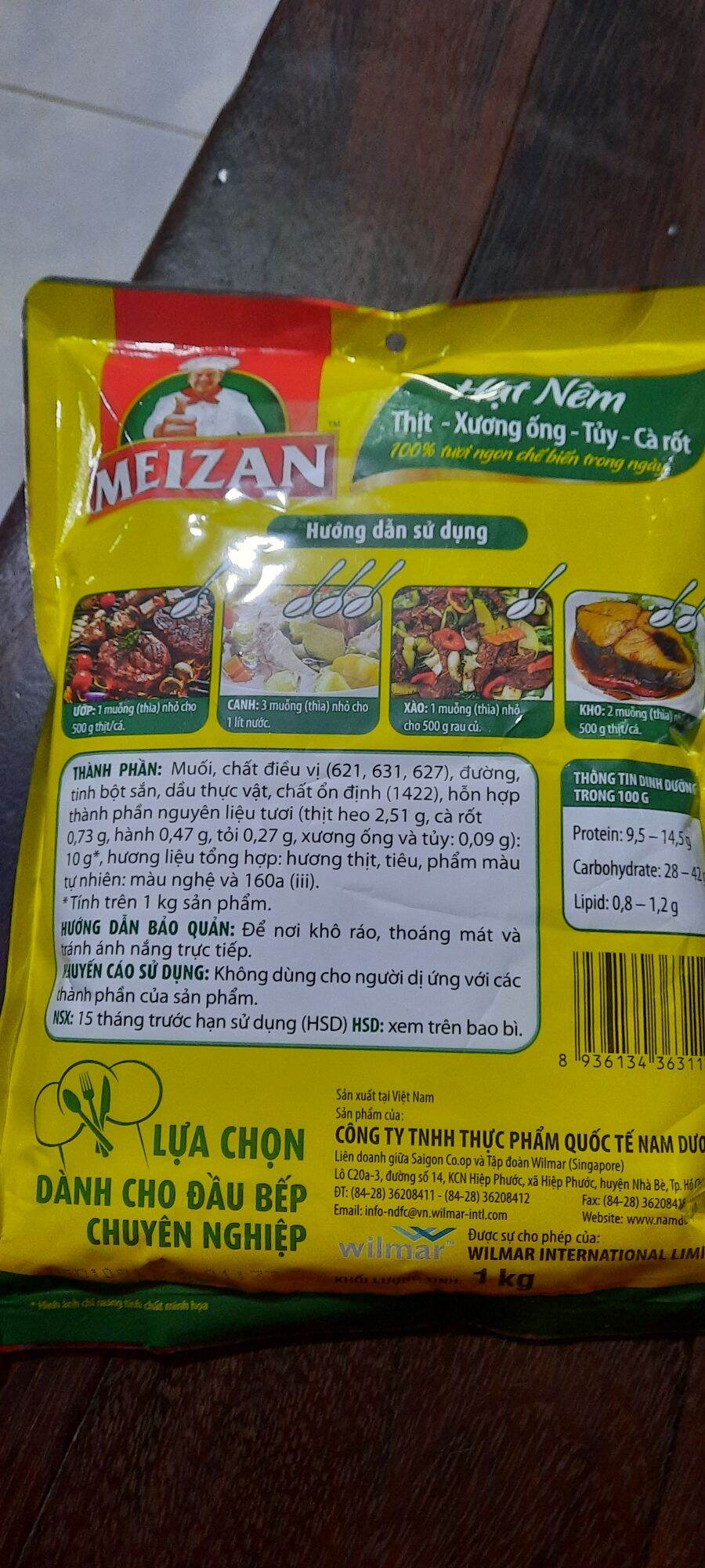 Hạt nêm Meizan gói 1kg