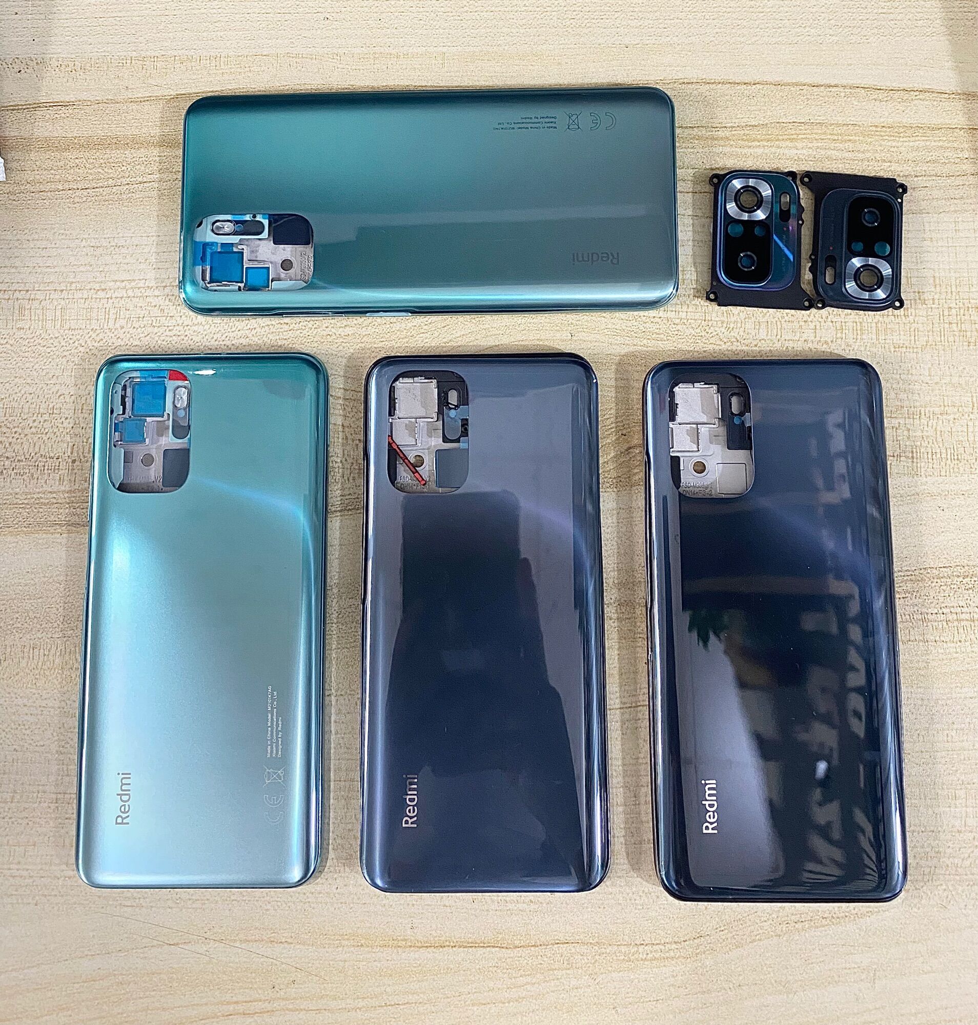 Bộ vỏ + sườn xiaomi redmi note 10 zin hàng cao cấp.
