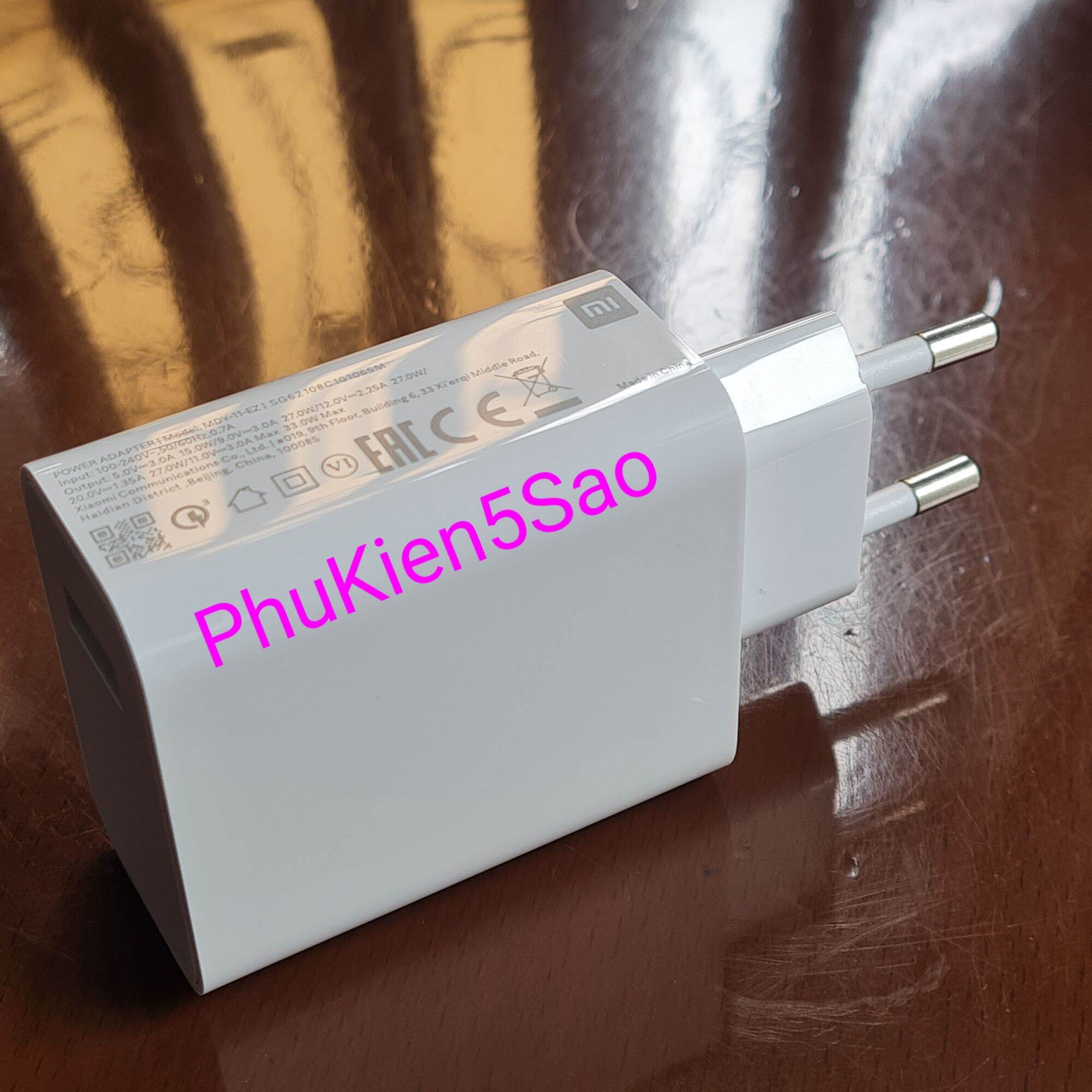 Củ Sạc Nhanh 33W XIAOMI, REDMI, POCO New Seal.