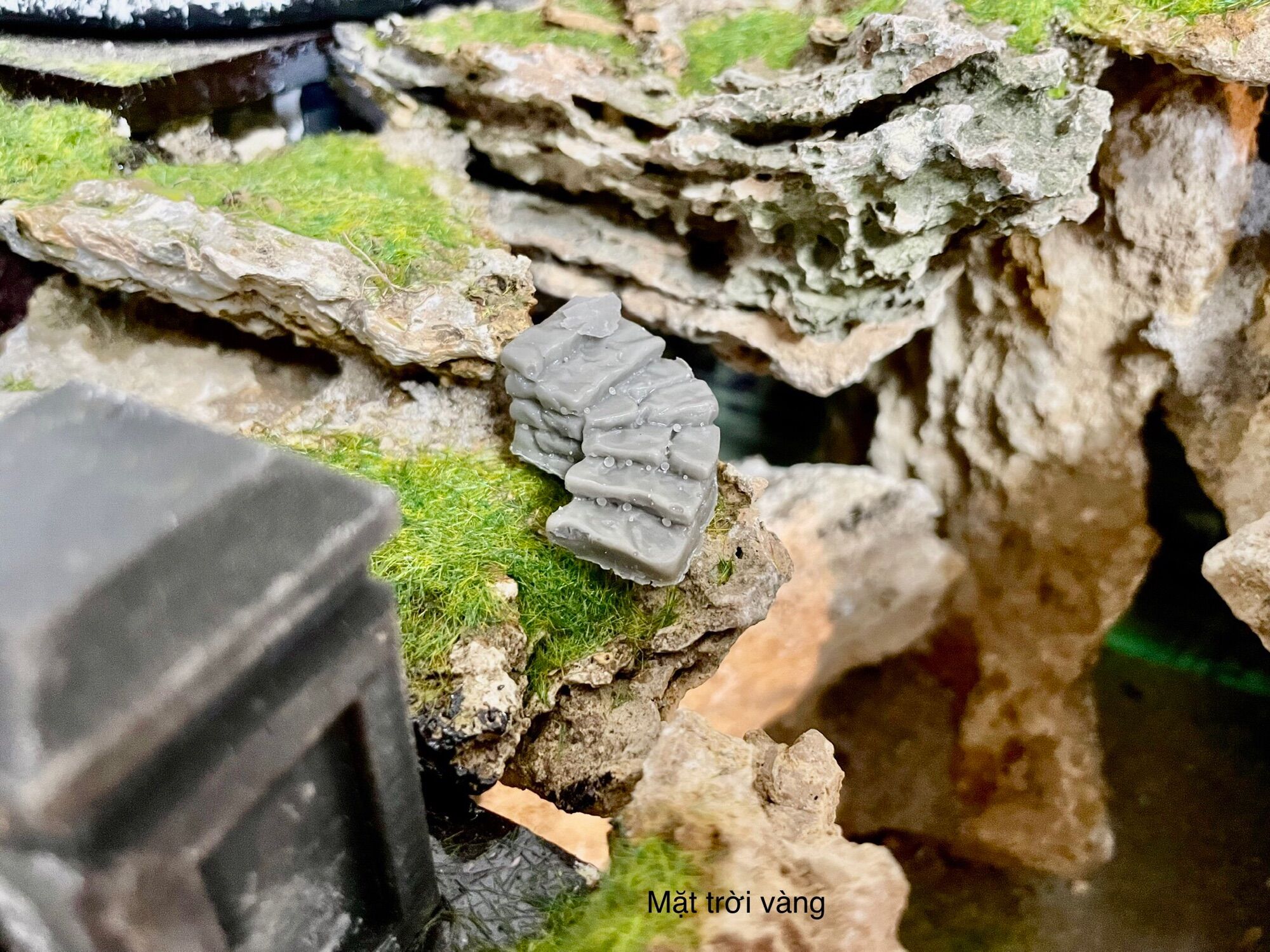 Bậc cong mini trang trí tiểu cảnh, terrarium, bonsai, non bộ