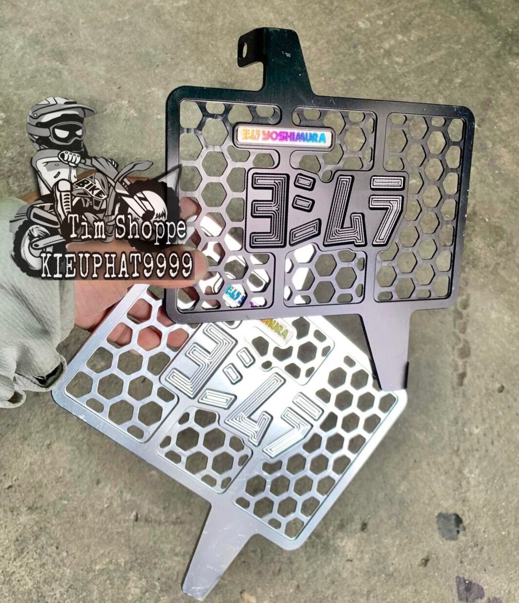 Che Két Nước Exciter 155 Nhôm Yoshimura Tem Titan