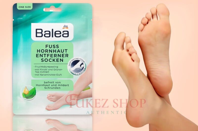 Mặt nạ ủ dưỡng da chân mịn màng Balea Đức