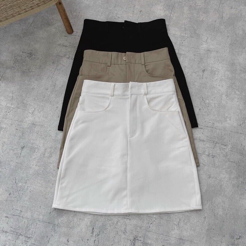 Chân Váy KaKi Chữ A M506