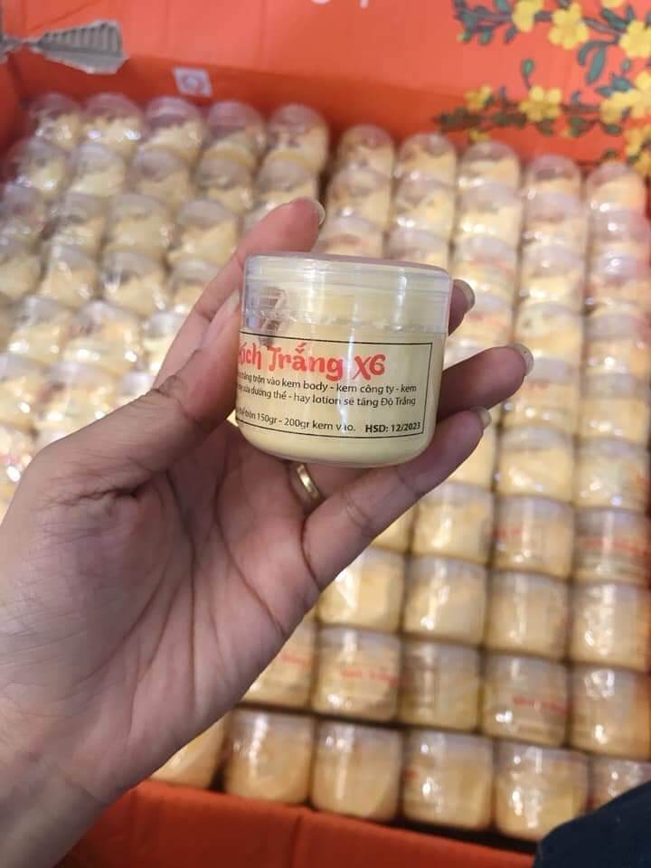 Kem kích trắng mạnh x6