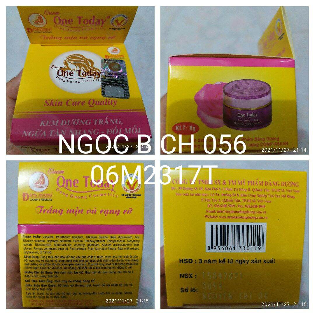 KEM ONE TODAY ỐC SÊN 5GAM - 8 GAM - 9GAM