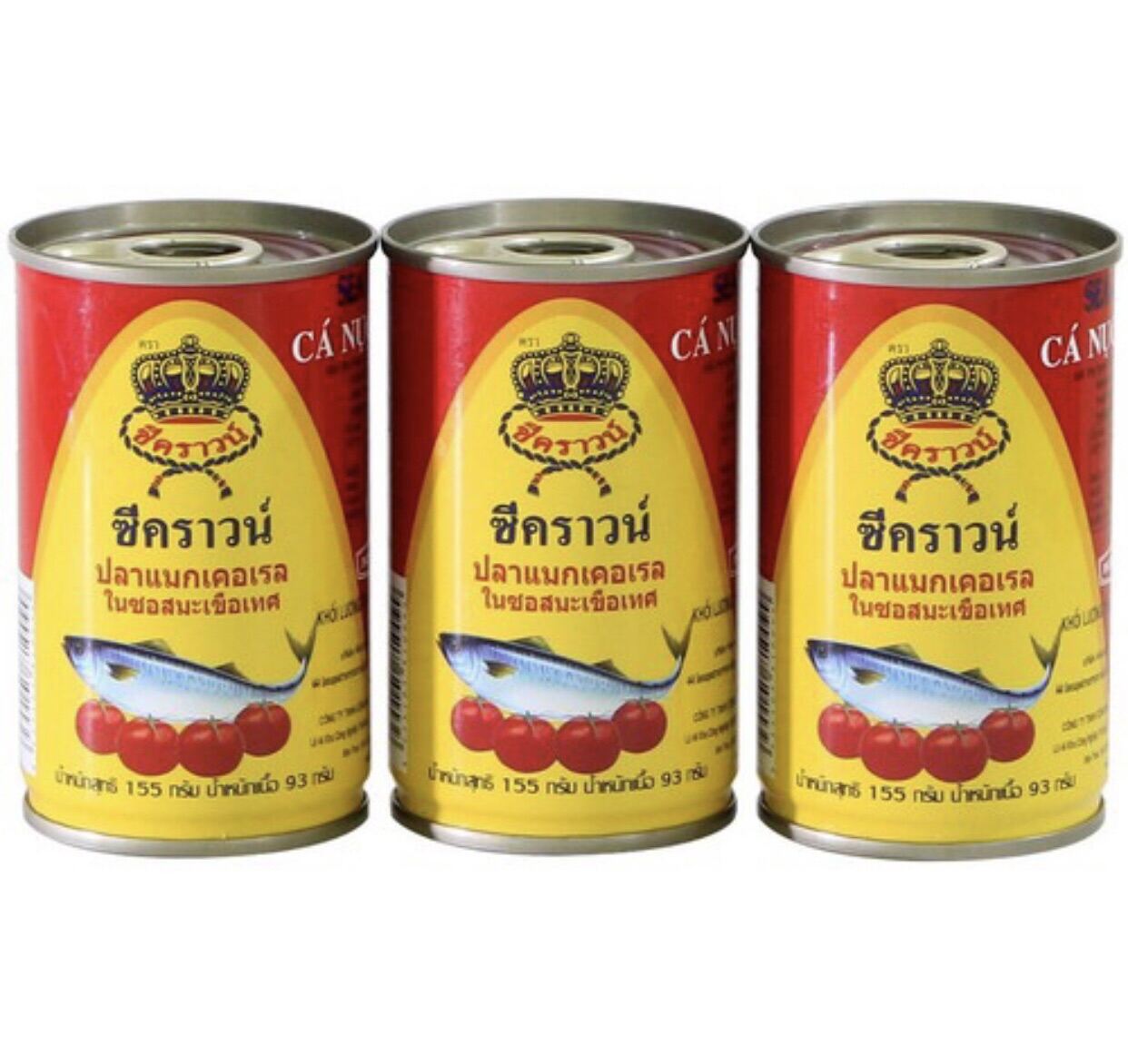 10 Hộp Cá Sea Crown Thái Lan hộp 155g