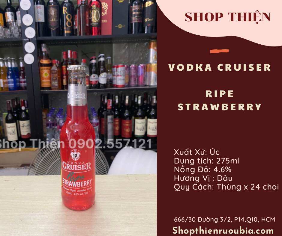Nước trái cây Vodka Cruiser 4.5% 275ml