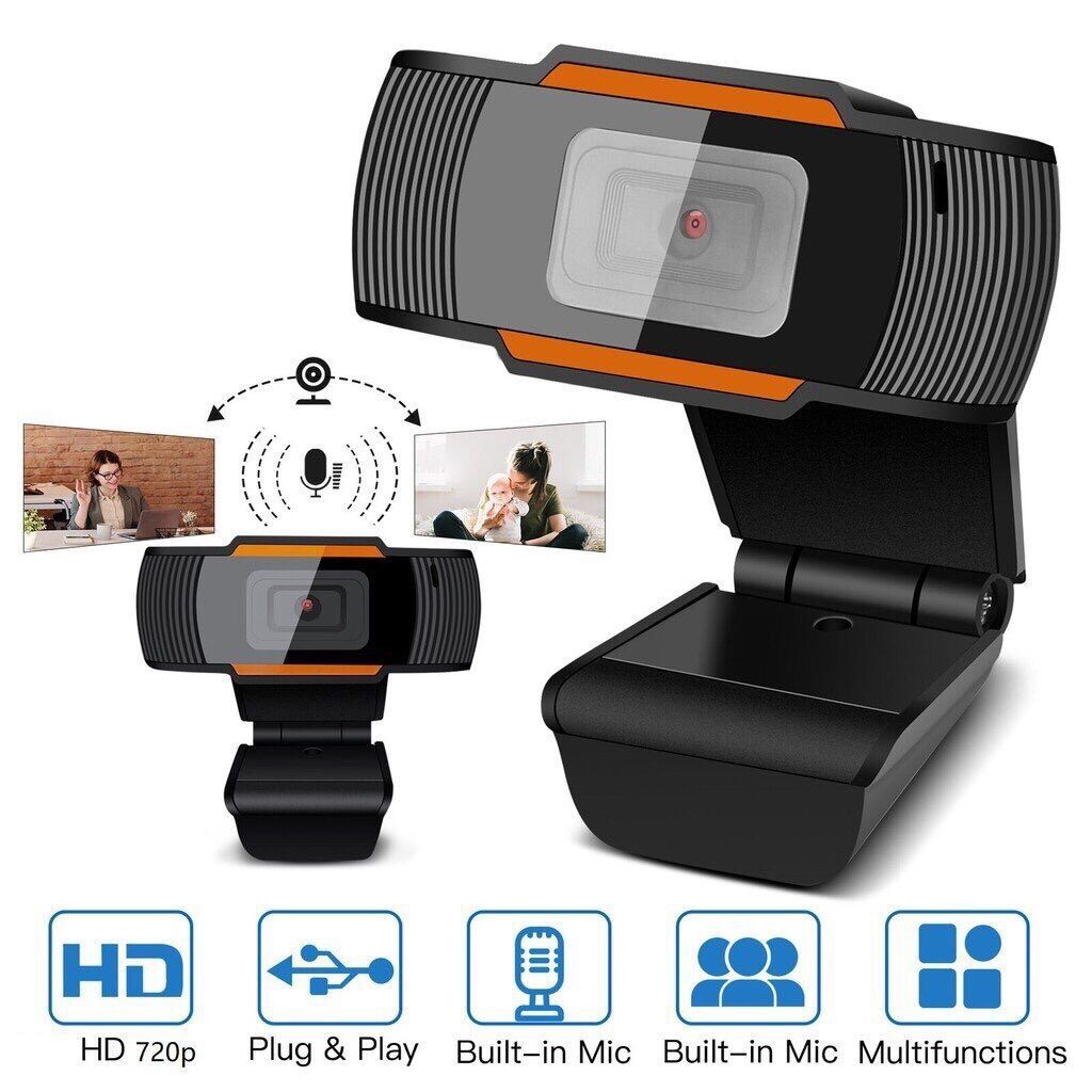 [HCM] Webcam kẹp 1080P Tự Động Lấy Nét Có Micro, Camera Xoay, Dành Cho Học Online, Công Việc Gọi Video Phát Sóng Trực Tiếp