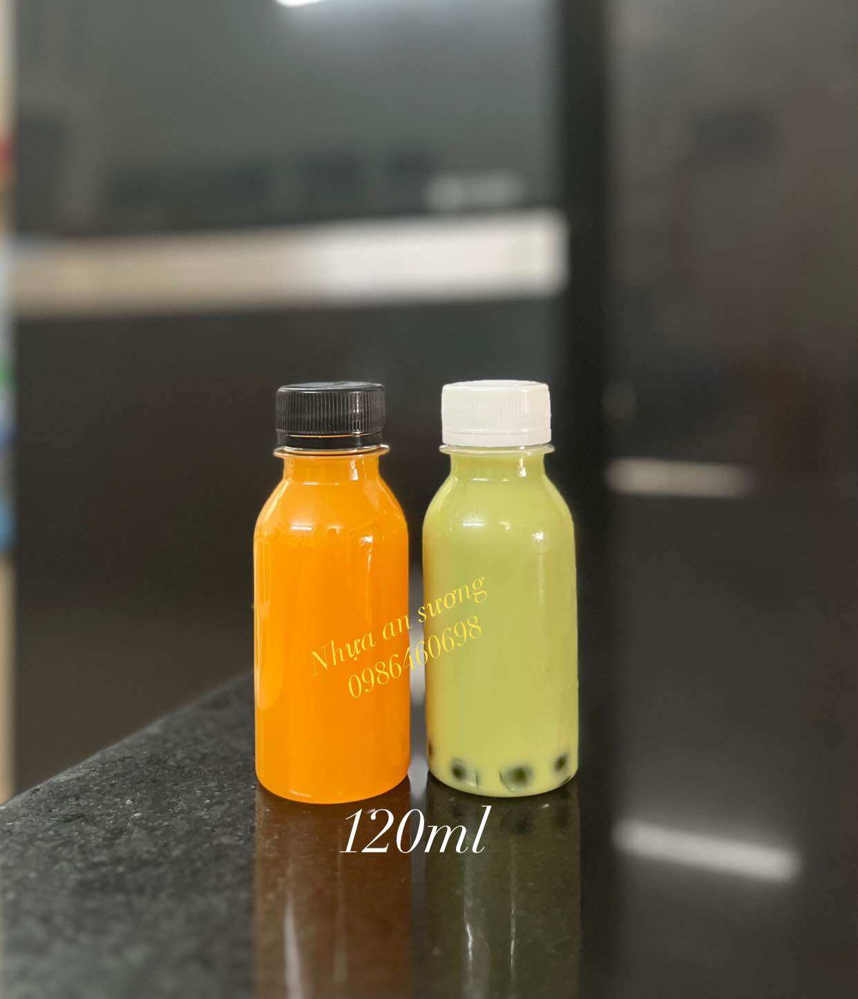 (Set 10c) Chai nhựa 100ml, 120ml, 150ml kèm nắp