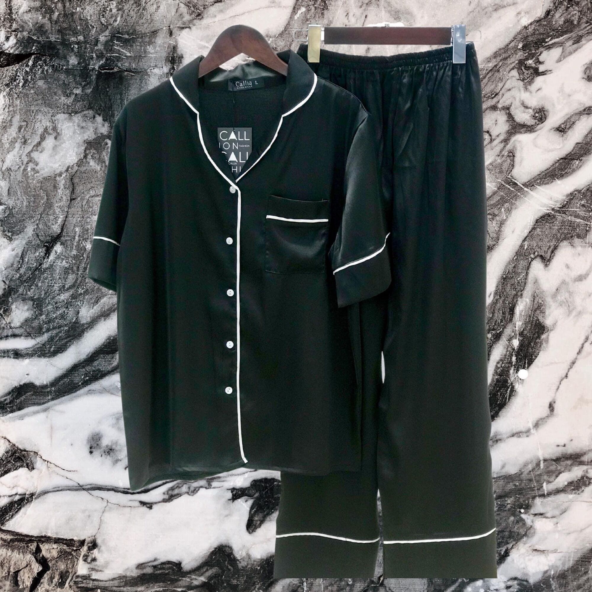 PIJAMA CALLIA LỤA GẤM CAO CẤP