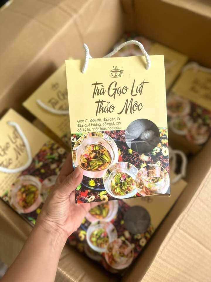 Trà gạo lứt thảo mộc hộp 🎉