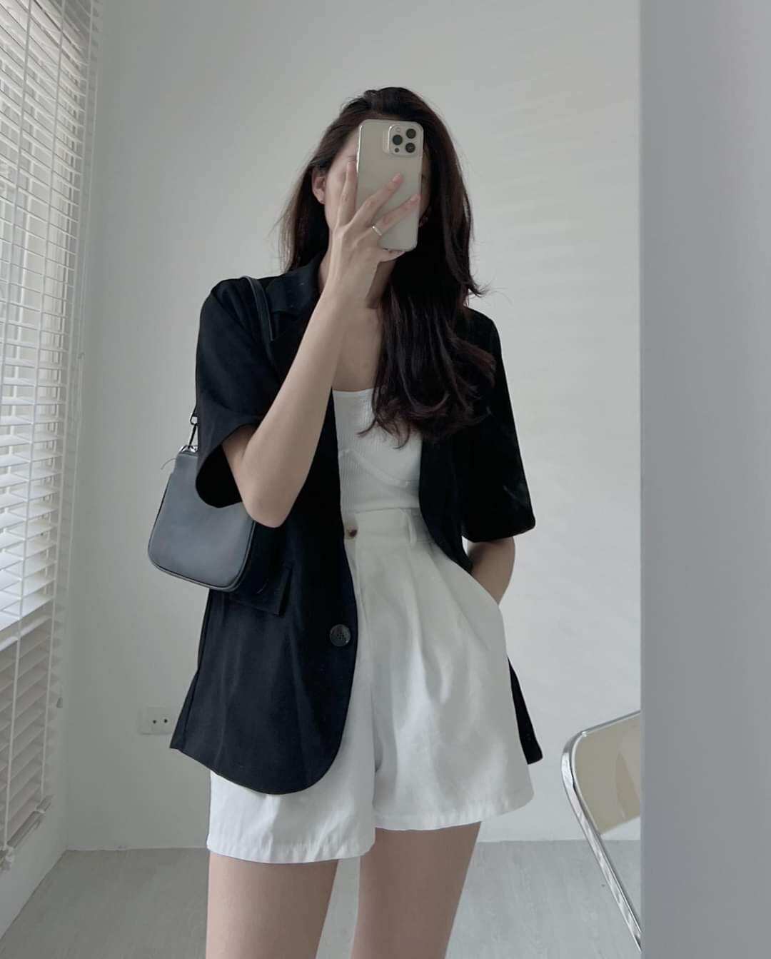 [Nhập RAISINGSTAR18, giảm 30k cho đơn 99k]ÁO KHOÁC BLAZER TAY CỘC 1 LỚP TRẺ TRUNG