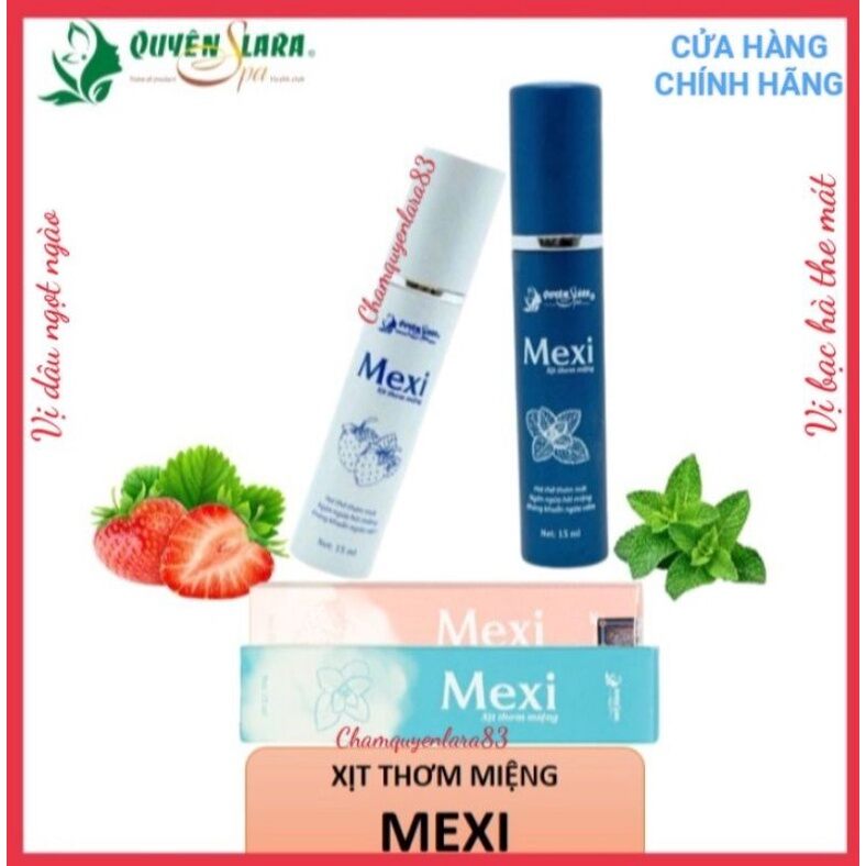 (Combo 2 hộp) Xịt thơm miệng MEXI cao cấp Quyên Lara