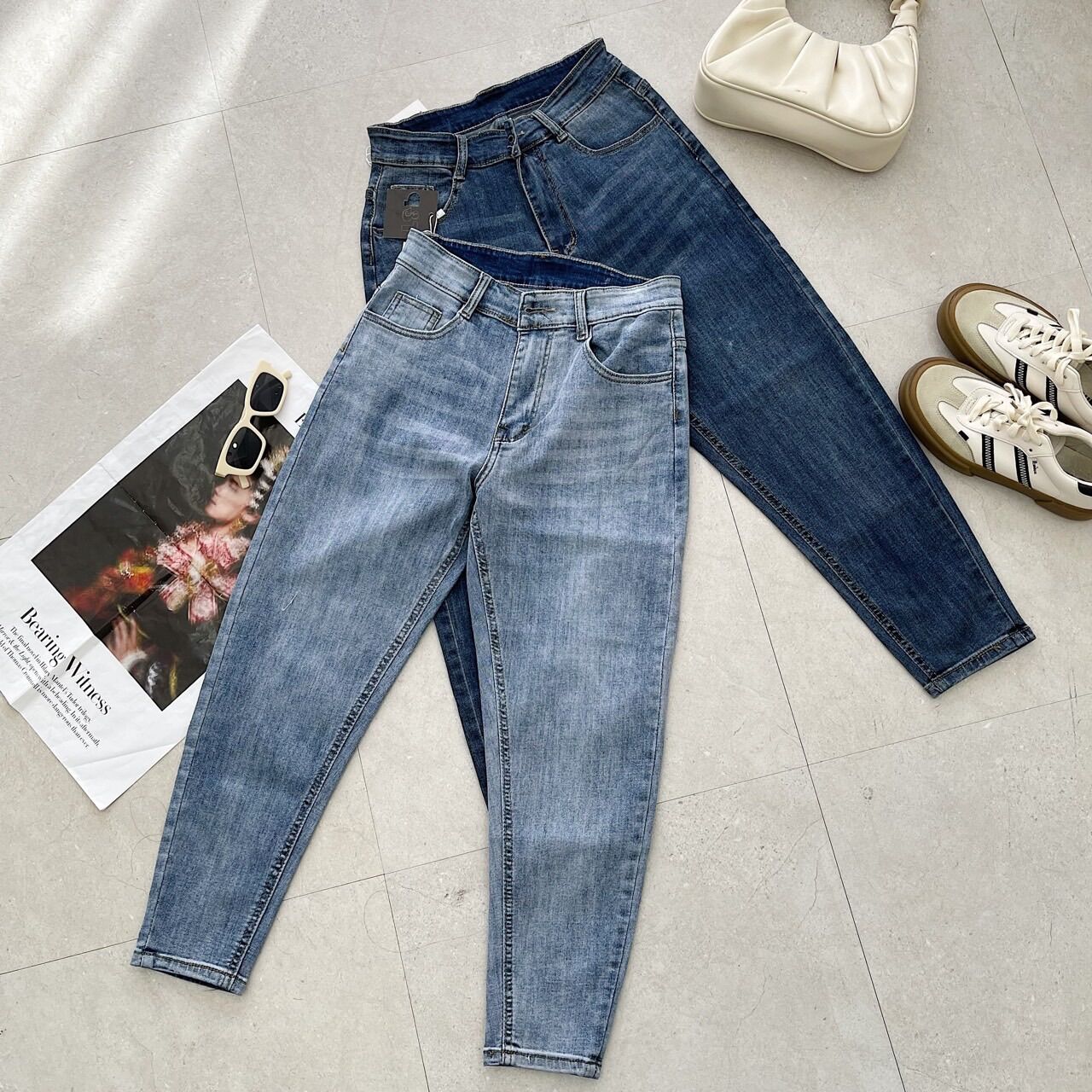 Quần jean baggy bigsize 9 tấc co dãn