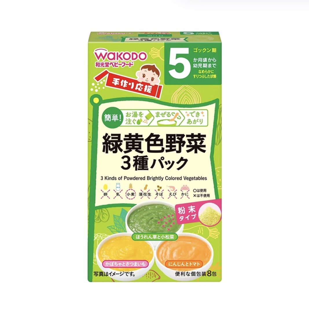 Bột Cháo Ăn Dặm Wakodo Nhật Bản Cho Bé từ 5M+ gói 40g