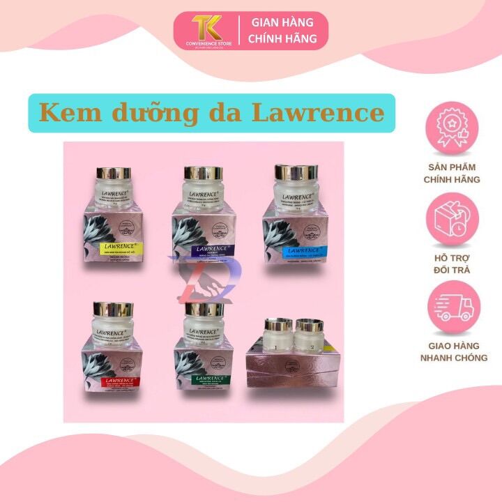 Kem Lawrence nám tàn nhang đồi mồi, mụn trắng da chống nắng giảm lão hoa da cải thiện da