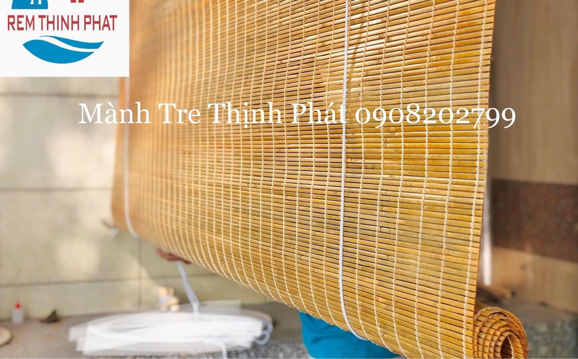Mành sáo tre trúc che nắng. Rèm tre trúc che nắng ngoài trời ban công.