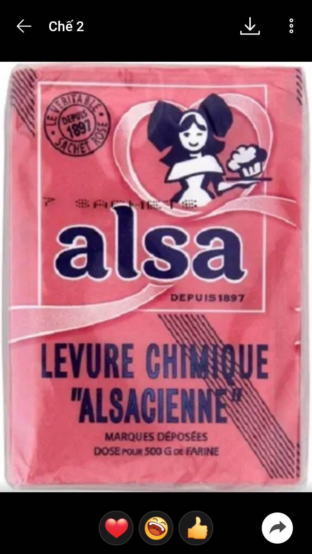 8 gói bột nở alsa pháp 11g