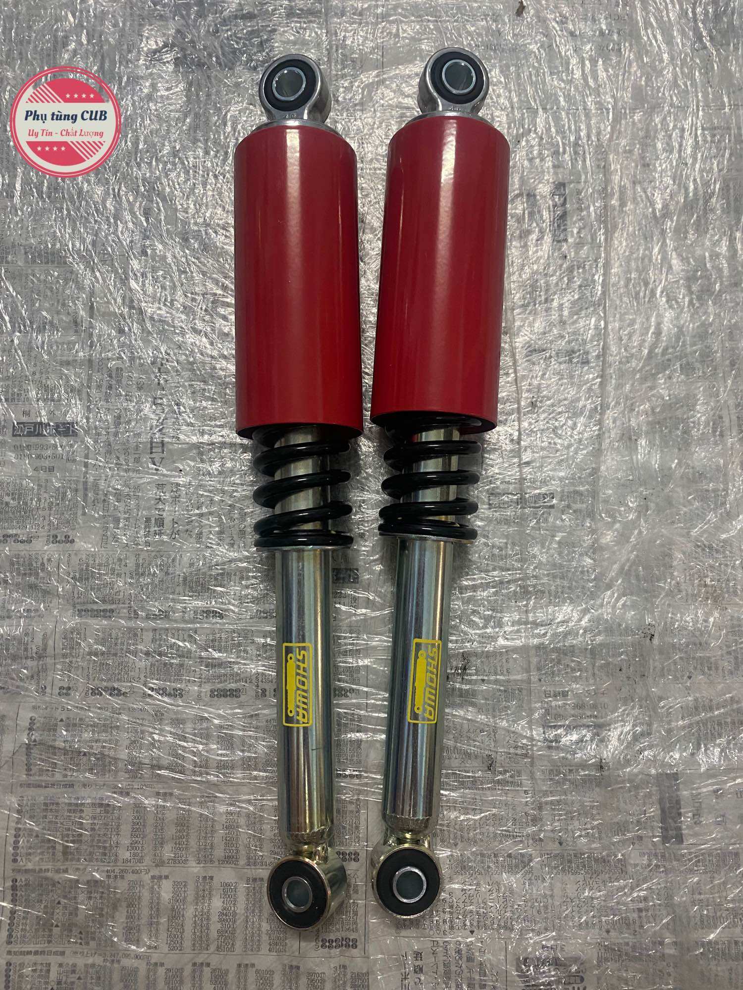 Cặp phuộc sau MD gia công gắn xe cub, xe dream
