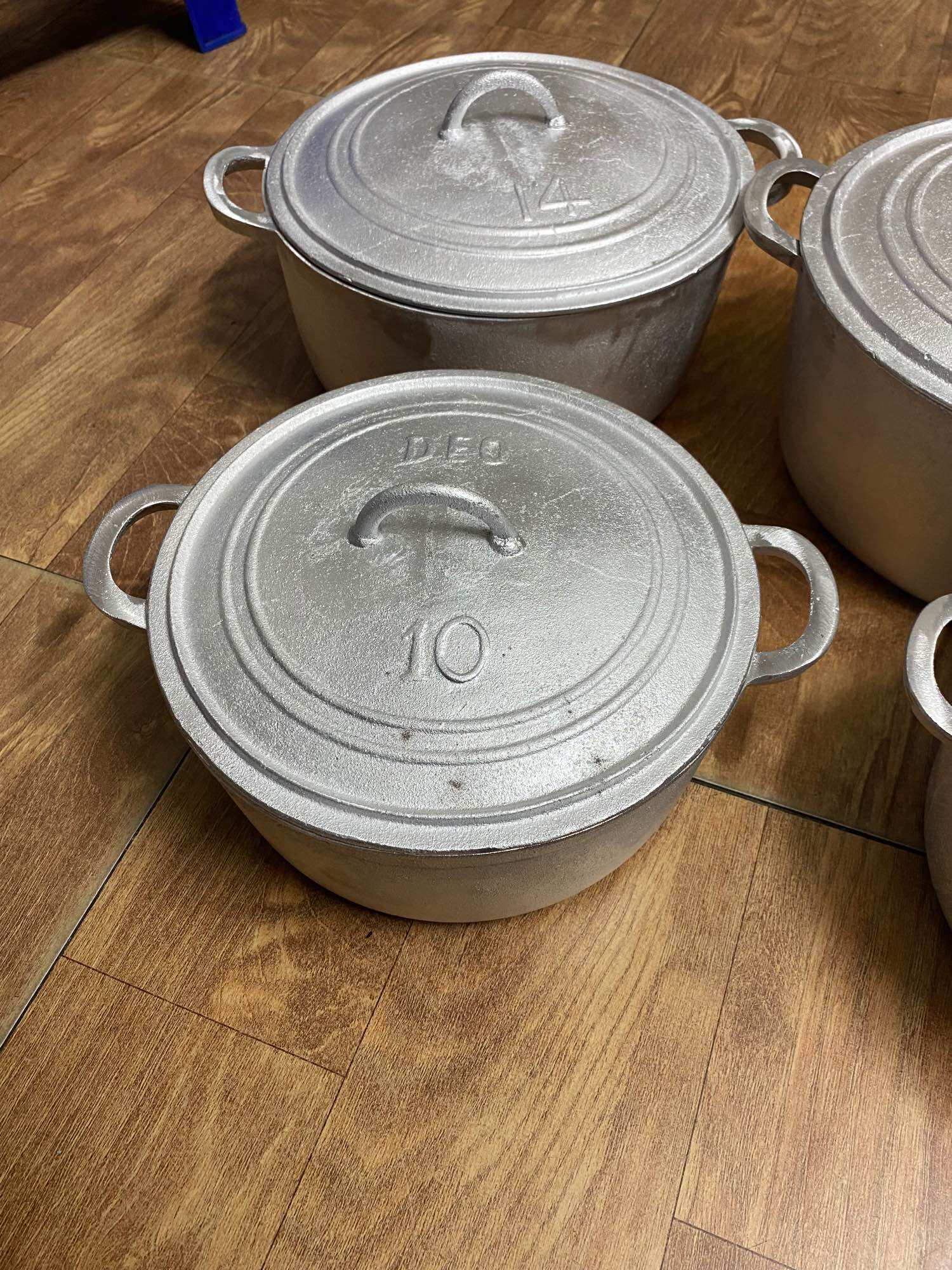 Nồi gang nấu cơm cháy đúc thủ công làng nghề đk 19-30cm
