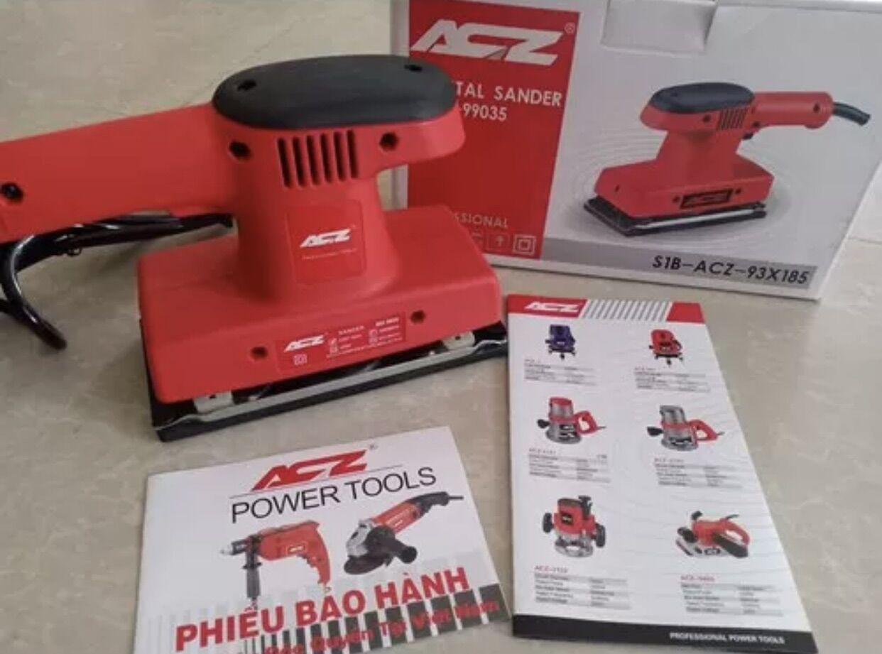 Máy chà nhám rung hình chữ nhật acz 99035