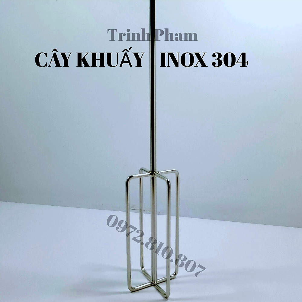 Cây khuấy dùng kèm khoan điện chất liệu inox 304