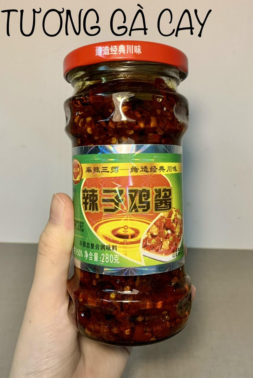 Sốt ớt gà cay /sốt trộn cơm trung quốc