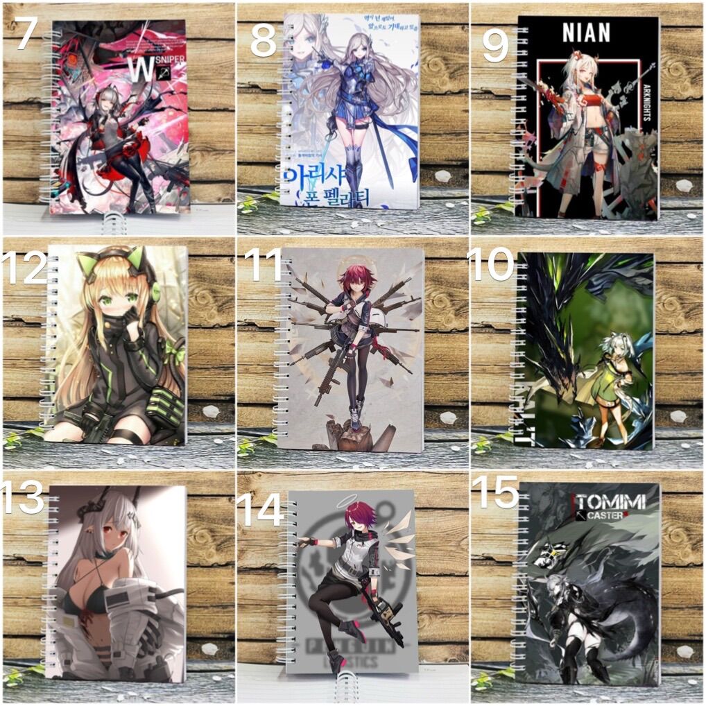 Sổ tay anime game Arknights 200 trang / tập sổ viết Game Arknights
