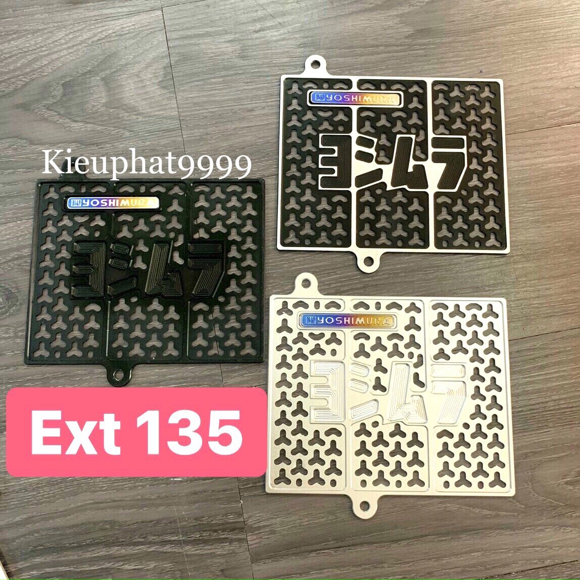 Che Két Exciter 135 nhôm tem Titan Yoshimura ốc ắc