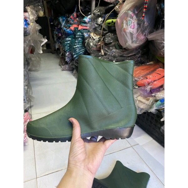 Ủng ngắn Việt Thắng màu lính size 36_43