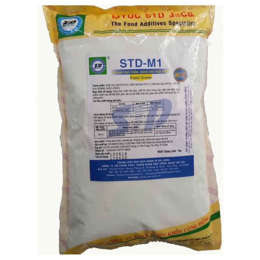 [HCM]Phụ Gia Tạo Giòn Dai Cao Cấp Thay Thế Formol 100gam - STD-M1