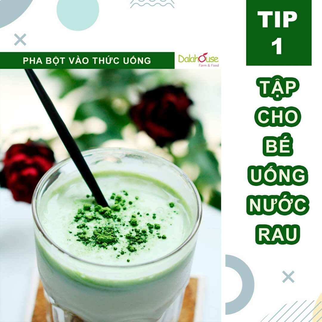 Bột rau củ sấy lạnh hữu cơ Dalat house 3g