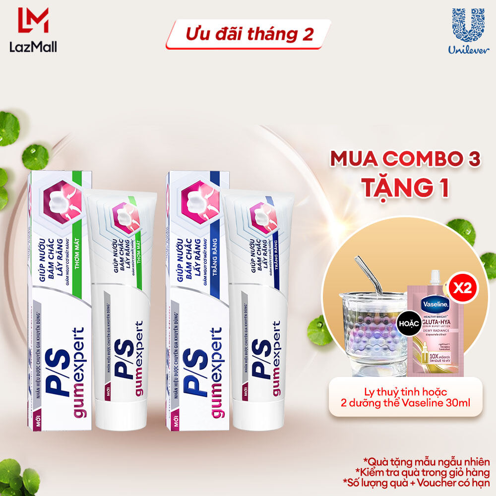 Kem đánh răng P/S Chuyên gia Chăm sóc nướu 100g hỗ trợ giúp nướu khỏe răng chắc, cải thiện sức khỏe nướu