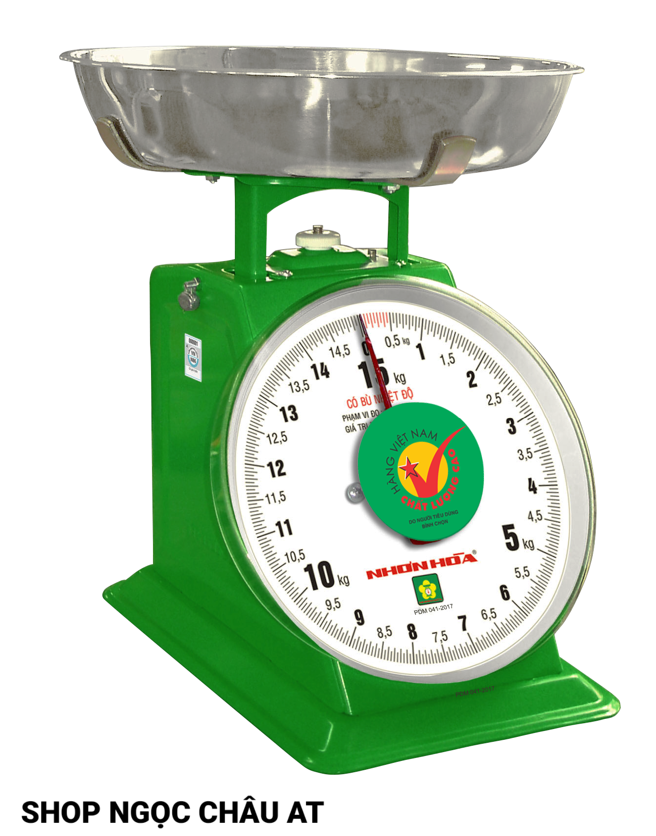 CÂN NHƠN HÒA 15KG MẶT SỐ 8 INCHES - HÀNG CHÍNH HÃNG LẤY TẠI XƯỞNG SẢN XUẤT