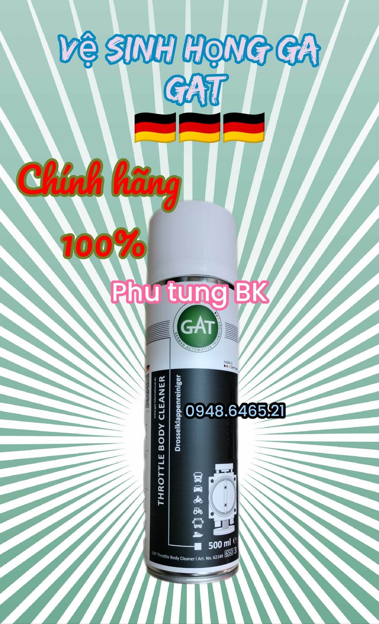 Vệ sinh họng ga gat 🇩🇪🇩🇪🇩🇪 500ml