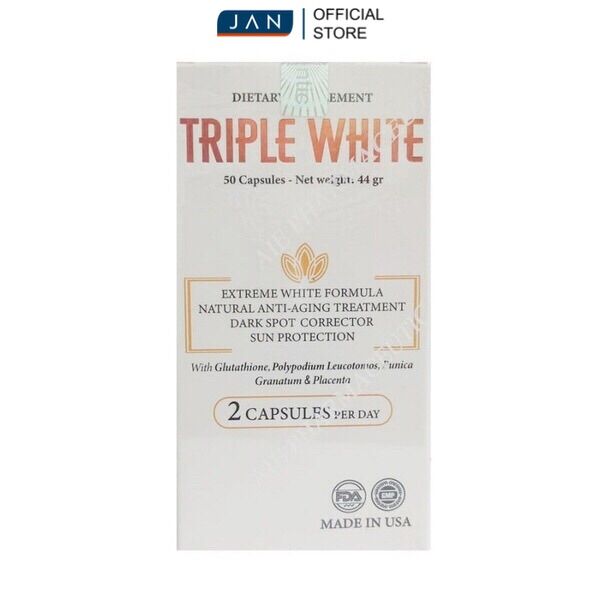 Viên uống trắng da Triple White