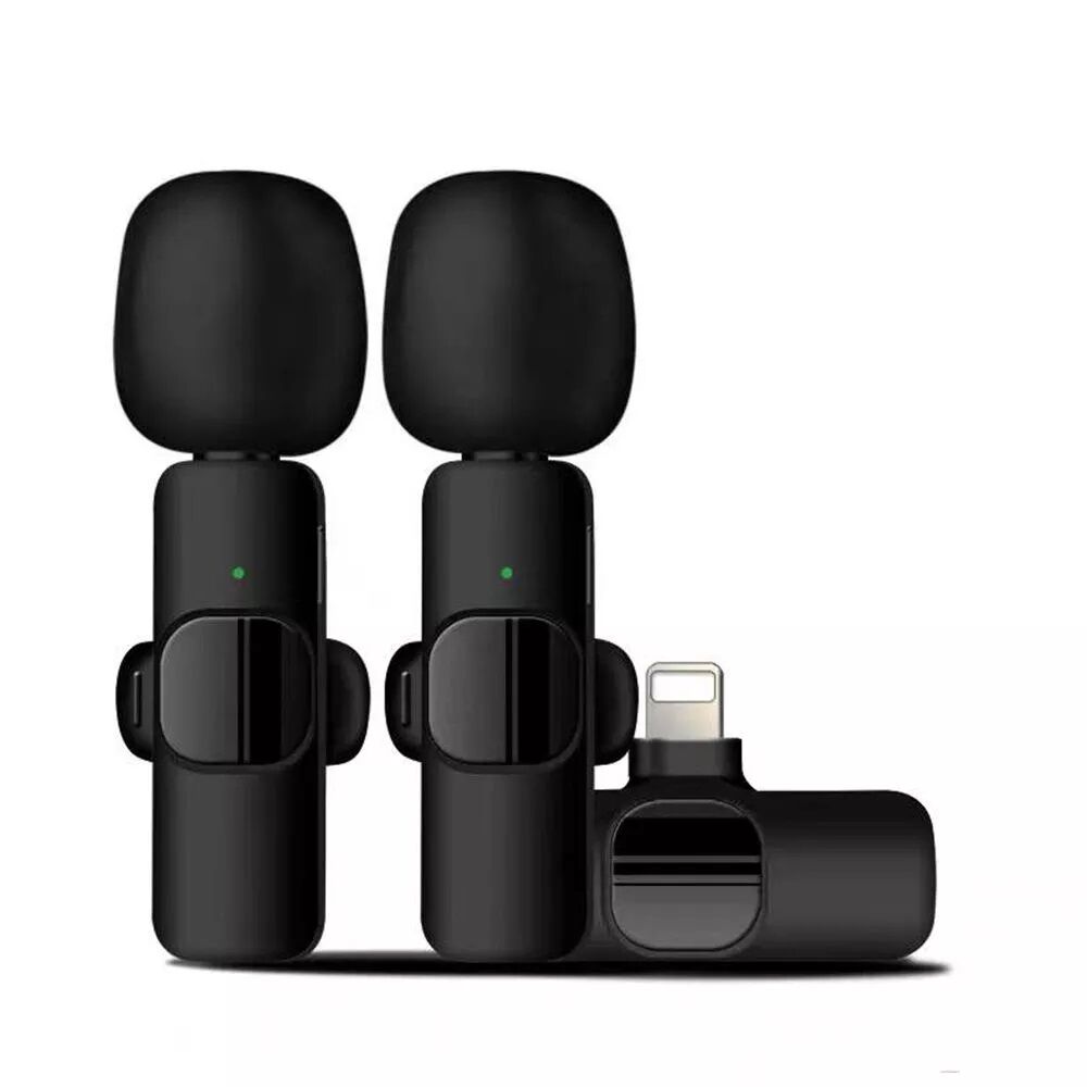 Micro thu âm không dây K9, mic đôi cho điện thoại