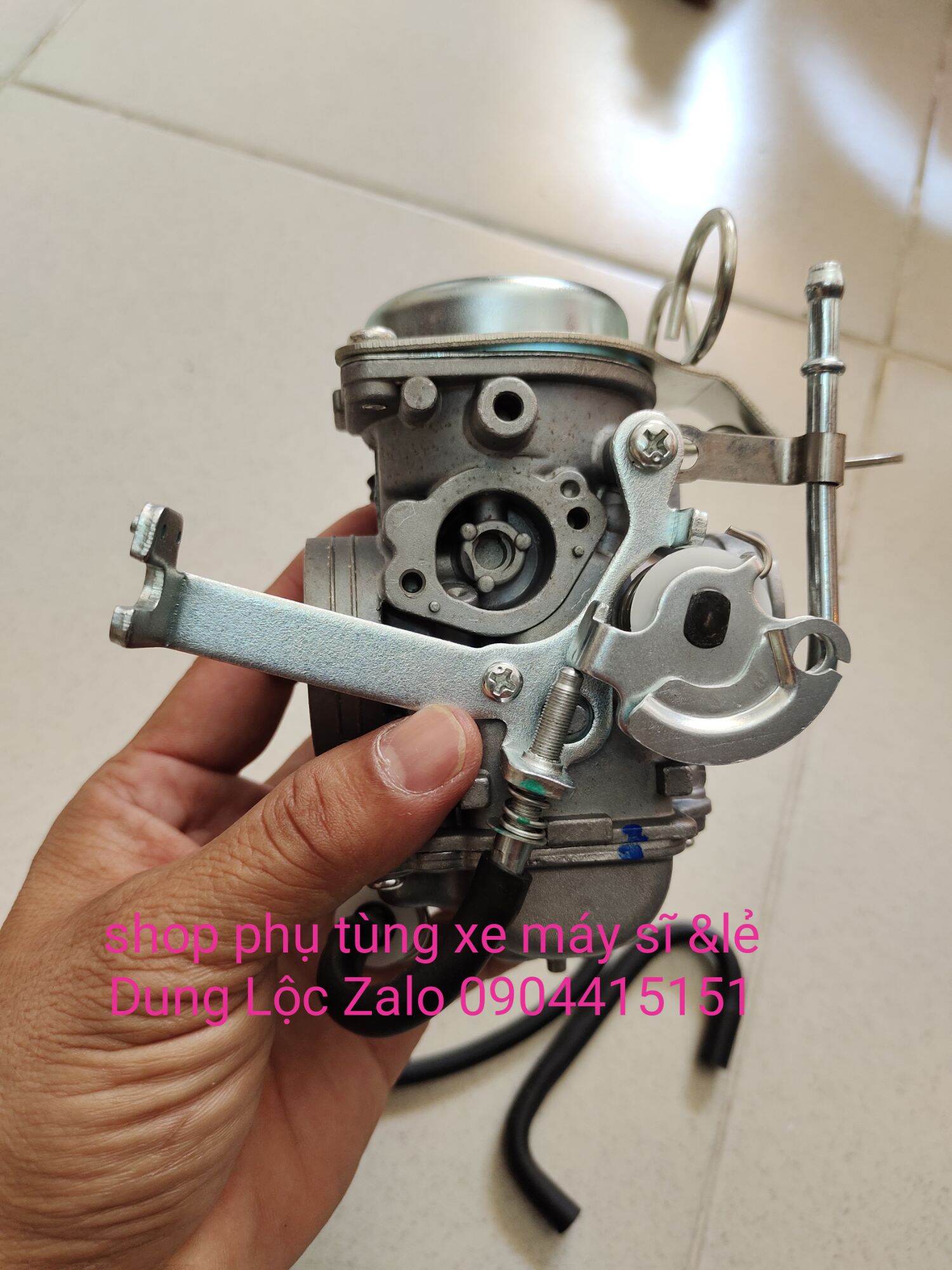 [HCM]cụm chế hòa khí dùng cho dòng xe tay ga suzuki Hayate