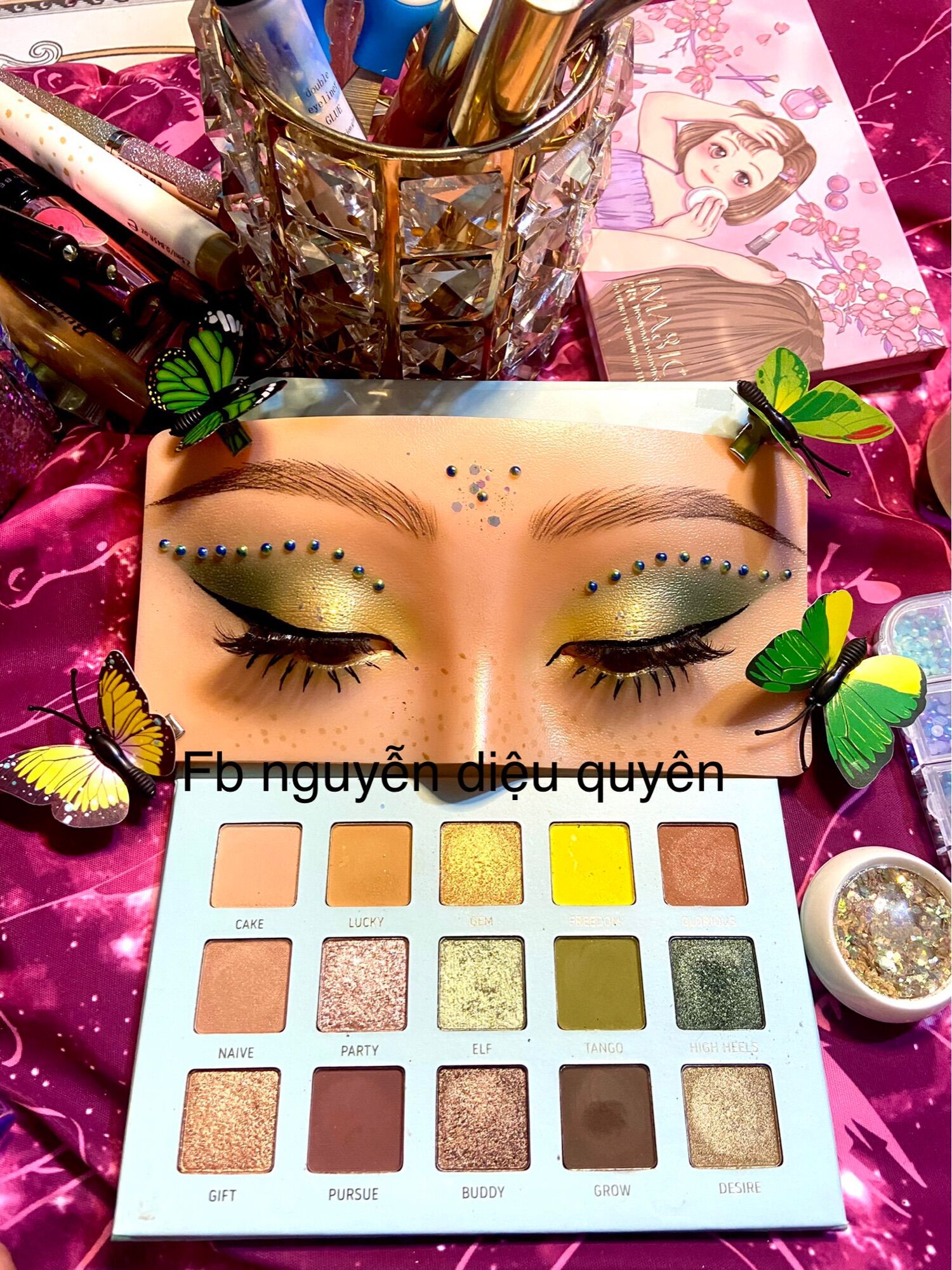 Mặt nạ da 3D luyện makeup hot hit hàng có sẵn