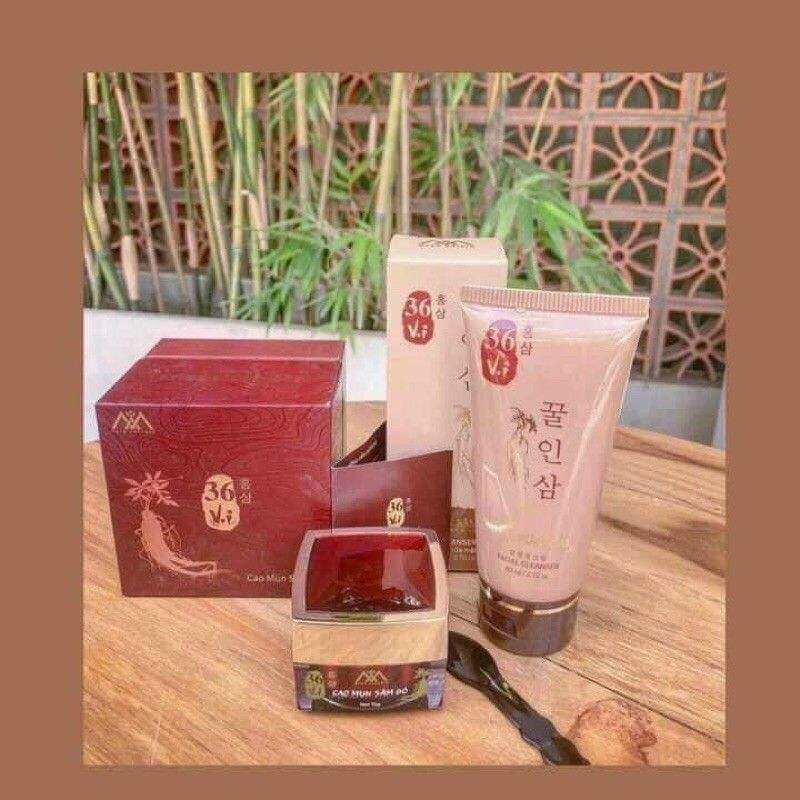 Combo Cao mụn sâm đỏ 15g + Sữa rửa mặt CHÍNH HÃNG