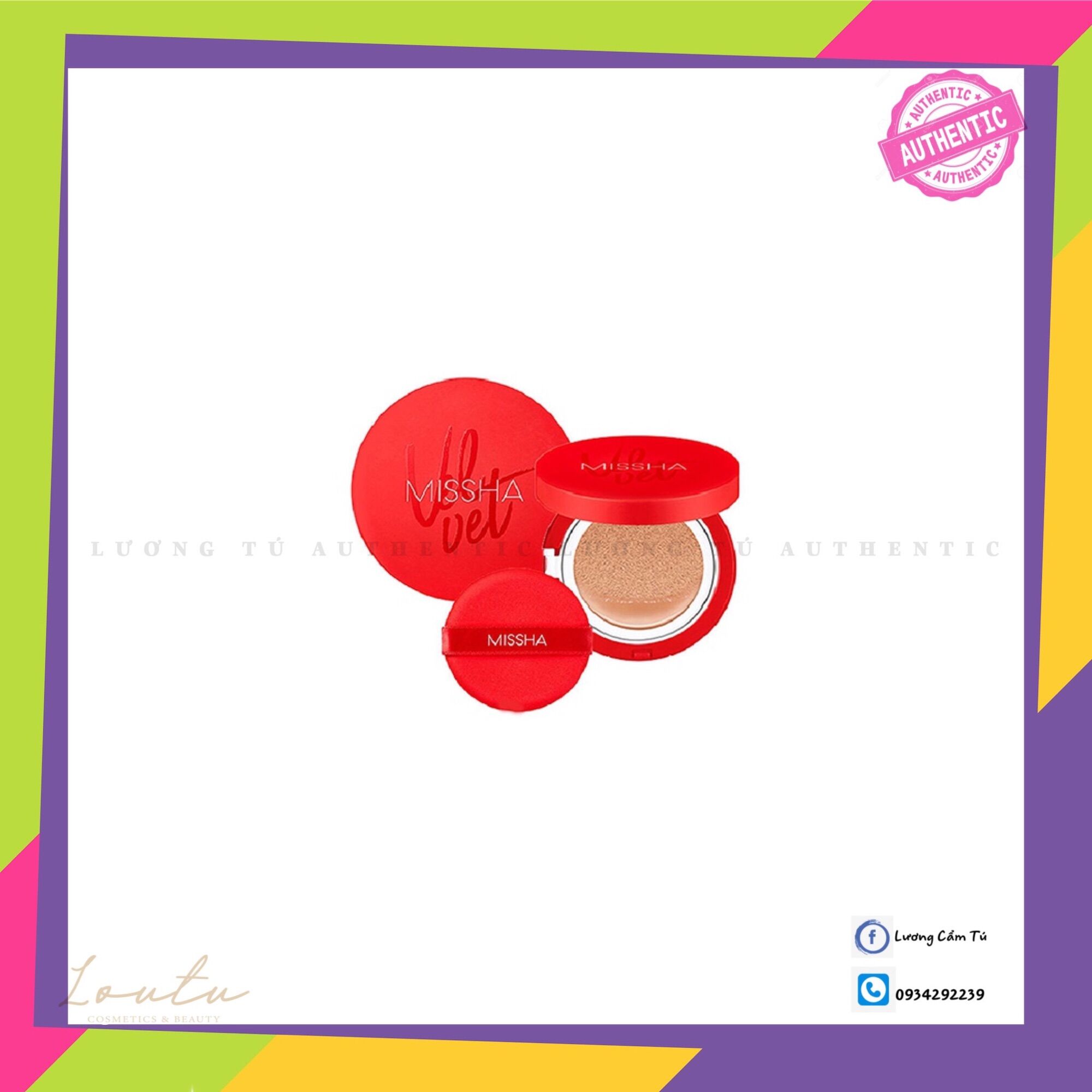 Cushion missha đỏ kiềm dầu
