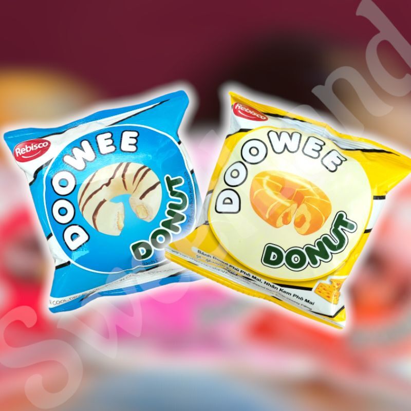 bánh dooWee doNut phủ socola nhân kem 30g