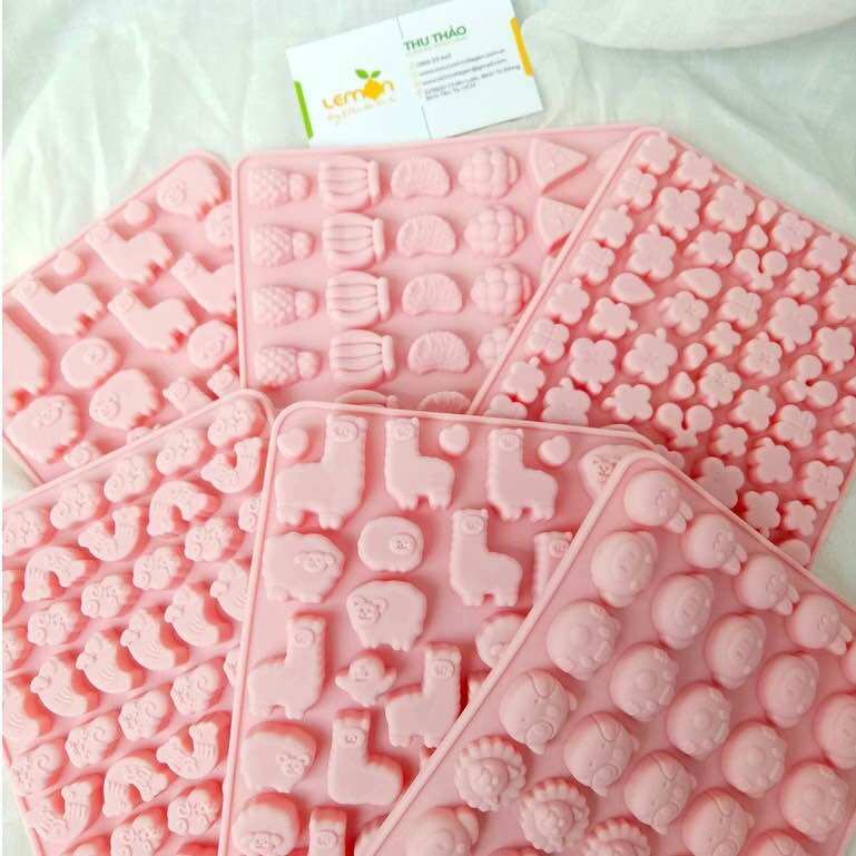 Khuôn silicon cỏ 3 lá