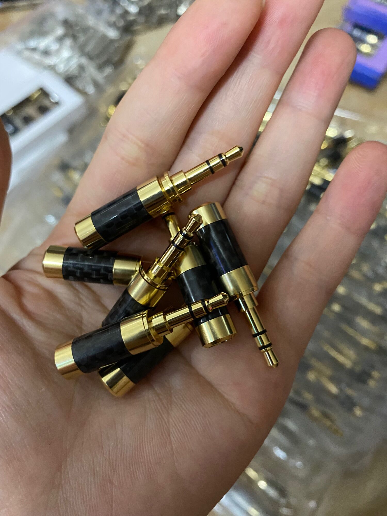 Jack 3.5 3 khấc hàn dây - giá bán 1 chiếc