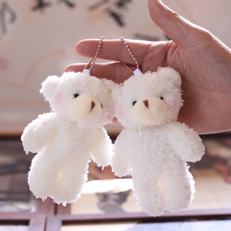 Móc khoá gấu bông treo balo dễ thương