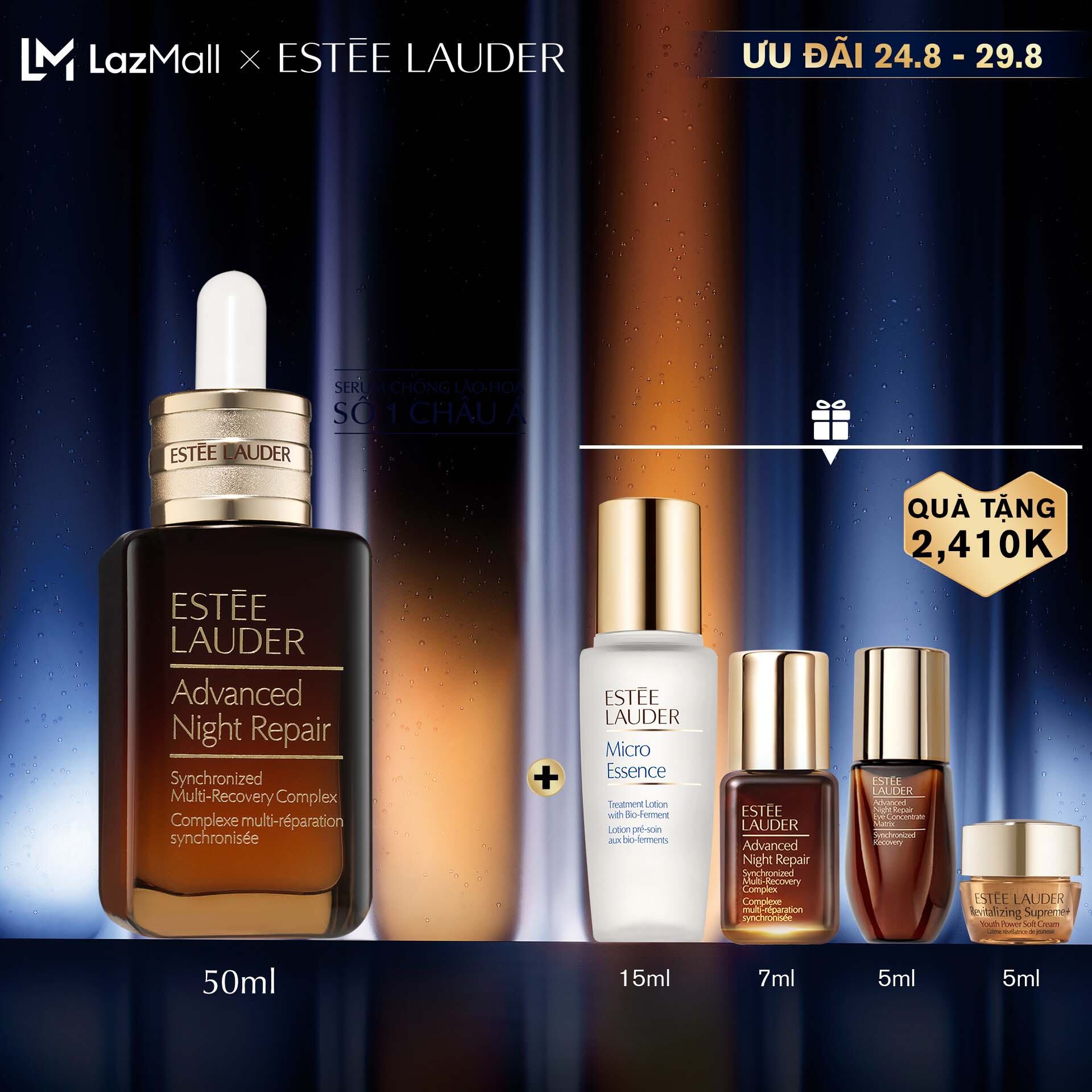 Tinh chất (Serum) phục hồi chống lão hóa Estee Lauder Advanced Night Repair Synchronized Multi-Recovery 50ml