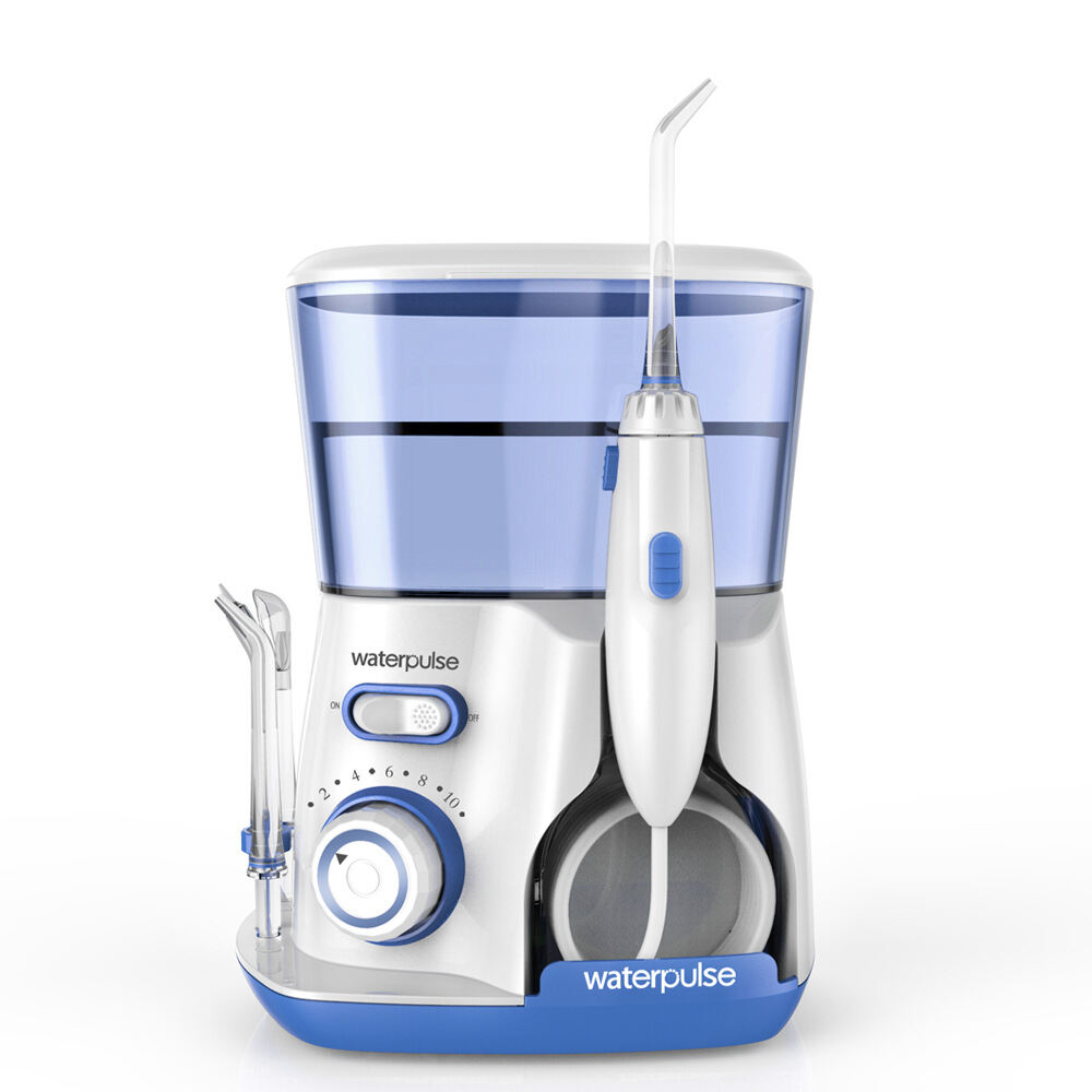 Waterpulse V300g Điện Răng Miệng Irrigator 800ml Nước Flosser Với 5 Đầu Nha Khoa Bụi Để Tăng Cường Vệ Sinh Răng Miệng