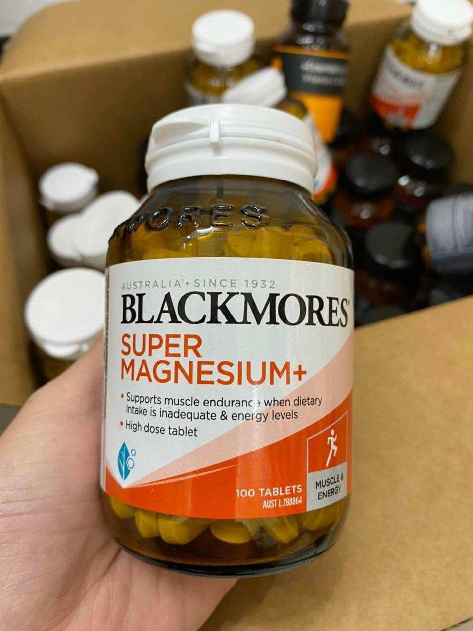 Magie Blackmores Super Magnesium 100 Tablets