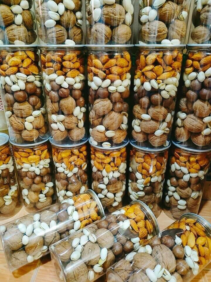 HẠT DINH DƯỠNG MIX 5 LOẠI -500GR (HẠT DẺ-ÓC CHÓ-ĐIỀU-HẠNH NHÂN-MACCA)