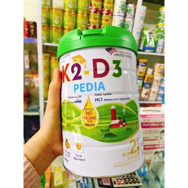 Sữa k2d3 900g đủ số 900g